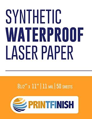 Printfinish Synthetic Laser Paper (8.5 x 11) (8.5 x 11