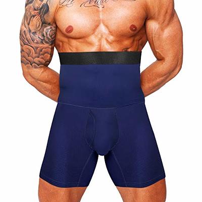 Mens Tummy Control Shorts High Waist Slimming Underwear Body