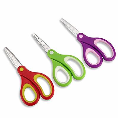 Kids Scissors,7 Inch Scissors for School Kids Student(Rounded-tip,  Blunt),36 Pack