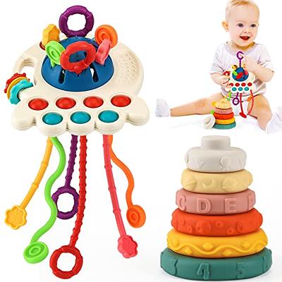 LZZAPJ Sensory Toys for Toddlers 1-3, Montessori Toys for 1 Year Old,  Infant Swan Pull String Car Seat Toys for Travel, Teething Toys for Babies  6-12 Months First Birthday Gift for Baby. - Yahoo Shopping