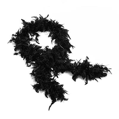 Fancy Feather Boa Black Party Accessory