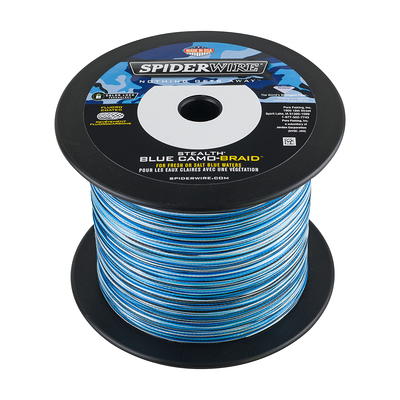 SpiderWire Superline Ultracast Braid, Aqua Camo, 8lb, 3.6kg, 2188yd