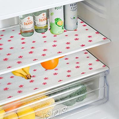 RAY STAR Non-Slip EVA Translucent Pink Dot Shelf Liner Cabinet