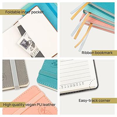 BEZEND Pocket Planner 2024, 17 Months (Aug 23 - Dec 24) Small Calendar for  Purse 3.5 x 6, Daily Weekly and Monthly Agenda - Spiral Bound, Vegan