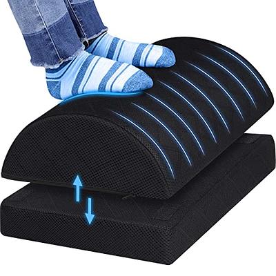 CushZone Foot Rest for Under Desk at Work Adjustable Foam for Office, Work,  Gaming, Computer, Gift, Home Office Accessories Back & Hip Pain Relief  (Black) - Yahoo Shopping