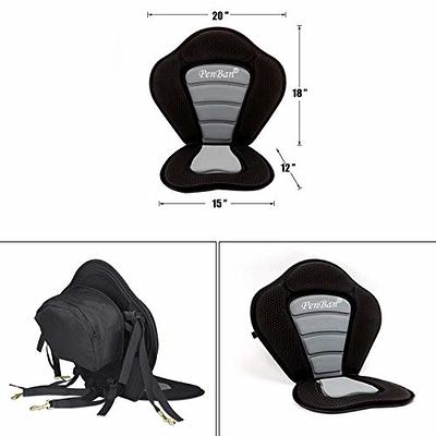 penban Universal Deluxe Padded Kayak Seat Fishing Boat Seat with