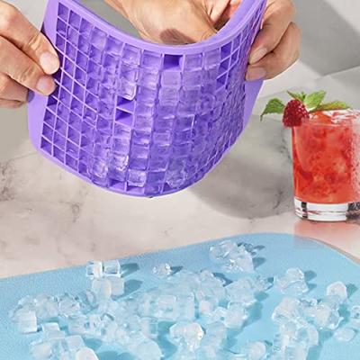 Ice Cube Tray, Silicone Apple Ice Ball Trays Maker, White Small Round Ice  Mold for Cocktail, Juice, Whiskey, Freezer, Keep Drink Chille - Easy