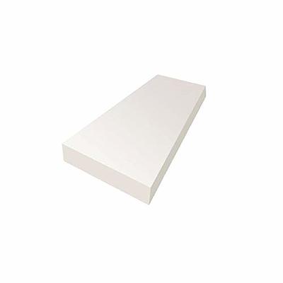 FoamTouch Upholstery Foam Cushion High Density, 5 HX 24 WX 24 L, White