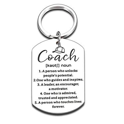 Coach Keychain Christmas Birthday New Year Gifts for Men Women A Great Coach  is Hard to Find Thank You Appreciation Key Ring Charm Tag Pendant  Retirement Gift for Coaches – BOSTON CREATIVE