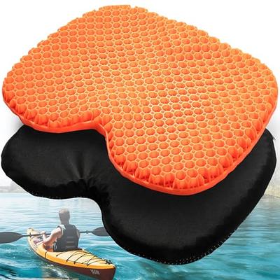 XSIUYU Anti Slip Kayak Gel Seat Cushion, Waterproof Large & Thick Kayak  Seat Pad for it in Kayak Chair, Boat Canoe Rowing Stadium Pad Kayak