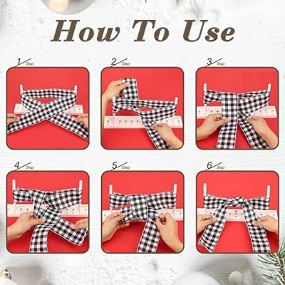 DIY Gingham Bow, Tutorial, DIY, Ribbon Bow #6 