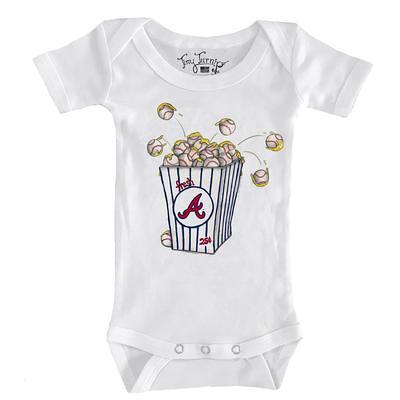 Lids Atlanta Braves Tiny Turnip Infant Baseball Tiara Heart T-Shirt - White