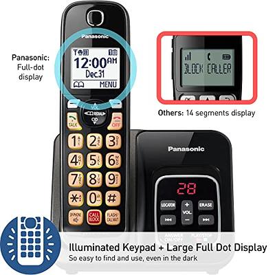 Panasonic 2-handset Cordless Phone Set with Answer Machine