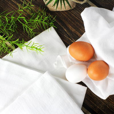 White Flour Sack Dishtowel (Set of 5)