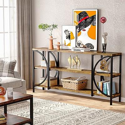 TribeSigns 70.9 inch Extra Long Sofa Table, Narrow Long Console Table  Behind Couch, Entryway Table for Living Room