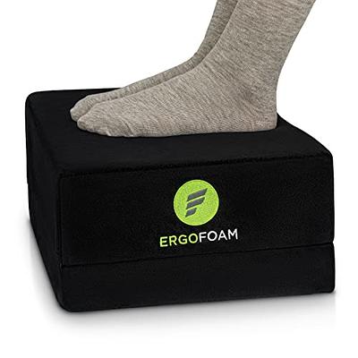 ErgoFoam Foot Rest for Under Desk at Work Chiropractor-Endorsed 2in1  Adjustable Under Desk Footrest Ergonomic Foot Stool High-Density  Compression-Resistant Foam Nonslip Desk Foot Rest for Couch, Chair - Yahoo  Shopping