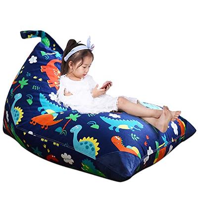 LPMOERA Stuffed Animal Storage Bean Bag Chair Cover (No Filler) for Kids  and Adults.Pets Dogs/Cats Lazy Beds.Soft Premium Corduroy Stuffable Bean Bag  for Organizing Children Plush Toys or Memory Foam 