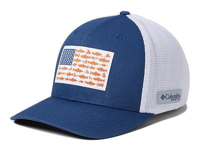 Hokies, Virginia Tech Columbia PFG Fish Flag Mesh Ball Cap