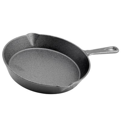 Chef Pomodoro Cast Iron Pizza Pan, 12 Inch Pre-Seasoned Skillet