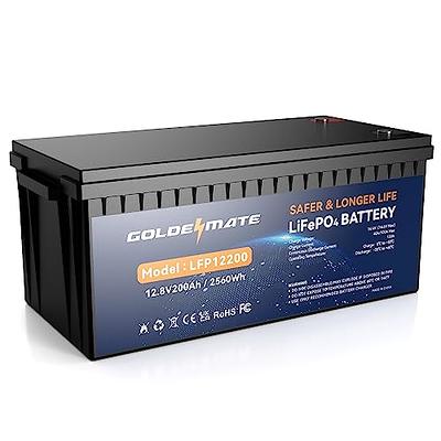 12V 50Ah LiFePO4 Lithium Battery- 640Wh Energy, Marine, RV, Fish Finde