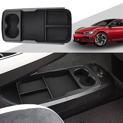 Highland Car Central Console Storage Armrest Box for Tesla Model 3 2024  Organizer Central Flocking ABS Car Accessories