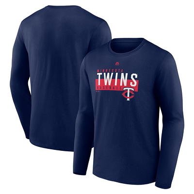 Minnesota Twins Youth Distressed Logo T-Shirt - Navy Blue