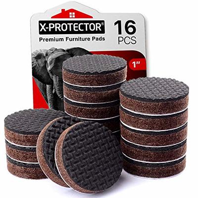 Yelanon Non Slip Furniture Pads -24 pcs 2'' Furniture Grippers Hardwood  Floors, Non Skid for Furniture Legs,Self Adhesive Rubber Feet, Anti Slide