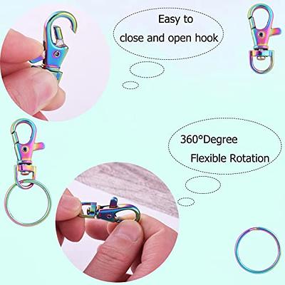 9mm Rainbow Swivel Clasp Dog Collar Hook Strap Purse Clip Trigger Snaps  Lobster Buckle Backpack Handbag Hardware for Key Rings Keychain 10pcs  (Copper)