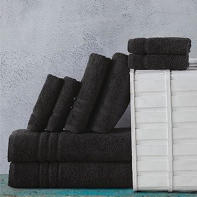 Hammam Linen Black Hand Towels 4-Pack - 16 x 29 Turkish Cotton Premium  Quality Soft and Absorbent Small Towels for Bathroom - Yahoo Shopping