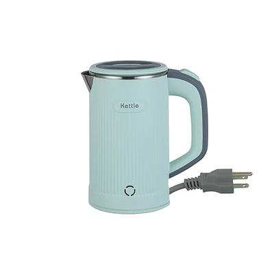 EVATEK Small Electric Kettle, 600W Mini Portable Tea Kettle, Travel  Stainless Steel Interior Hot Water Boiler, Auto Shut-Off & No Base, Gift  for Camping, Office, Student Dormitory - Yahoo Shopping