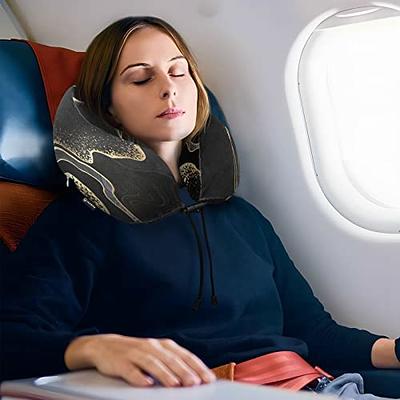 Yasala Travel Pillow Black Gold Marble Foil Sparkle Memory Foam Neck Pillow  for Traveling Sleep, Long Flight Rest, Office Break, Airplane Car Head  Shoulder Back Support - Yahoo Shopping