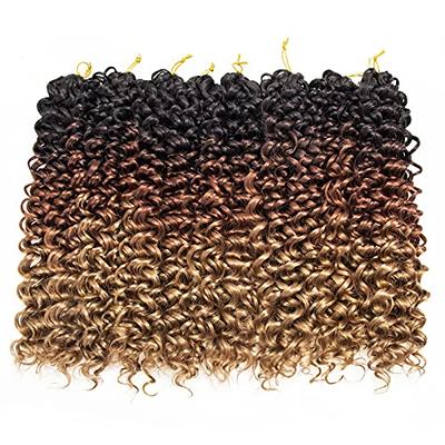 Fashion 18 Inch 8 Packs Curly Crochet Hair Water Wave Deep Wavy