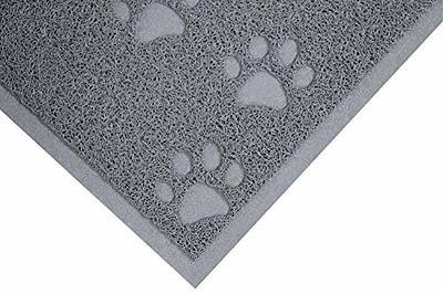 HAPPY HACHI Cat Litter Mat Litter Trapping Mat, Silicone Cat Litter Box Mat  Scatter Control Soft Urine&Water Proof Litter Catcher Mat Washable Easy to