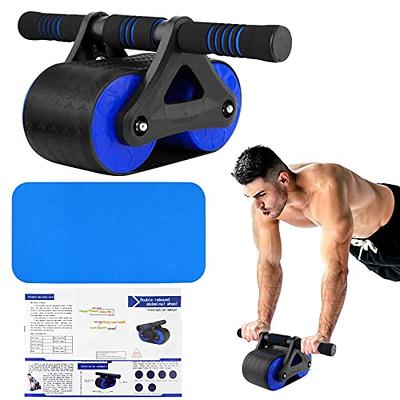 Automatic Rebound Abdominal Wheel, Widened Double Wheel Ab Roller Workout  Equipment, Household Core Exercise Equipment, Suitable for Beginners and