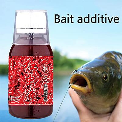 2023 New Red Worm Liquid Scent Fish Attractants, 100ml Red Worm