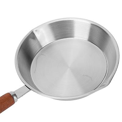 MICHELANGELO Deep Frying Pan with Lid, 9.5 Inch, Nonstick, Aluminum,  Ergonomic Handle, Induction Compatible