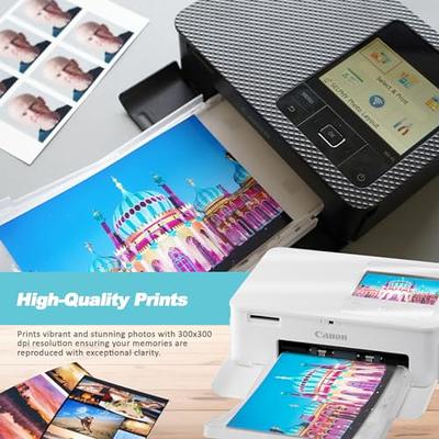 Canon Selphy CP1500 Wireless Compact Photo Printer (Black) with 2-Pack  KP-108IN Color Ink Paper Set (216 Sheets of 4x6 Paper + 6 Ink Cartridges)