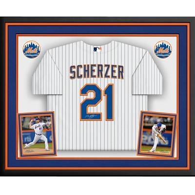 Max Scherzer New York Mets Autographed Deluxe Framed White Nike Authentic  Jersey - Yahoo Shopping