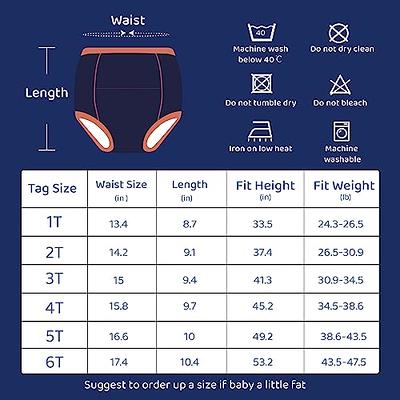  SMULPOOTI 8 Packs Reusable Toddler Training Underwear Girls for  Potty Training and Strong Absorbent Potty Training Pants for Girls 6t : Baby