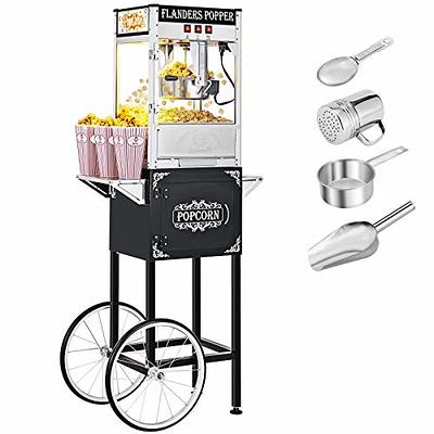 Nostalgia Popcorn Maker Machine - Professional Cart With 8 Oz Kettle Makes  Up To 32 Cups - Vintage Popcorn Machine Movie Theater Style - Red