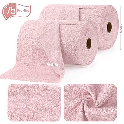 Fumete Microfiber Towels Roll Microfiber on a Roll Tear Away Towel 12 x  12 Reusable Washable Microfiber Cloth for Christmas Car Cleaning Rag All