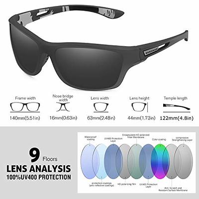 Polarized Nitrogen Sunglasses Sport Running Driving Glasses UV Protect -  Green