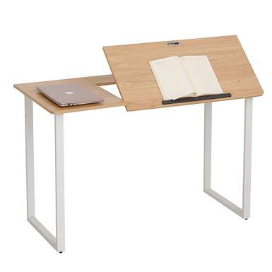 Free Shipping on 55 Modern White Computer Desk Rectangular Home Office Desk  with Pedestal Base｜Homary
