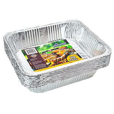  Aluminum Pans 9x13 Disposable Foil (30 Pack) - Half Size Steam  Table Deep Pans - Tin Pans Great for Cooking, Heating, Storing, Prepping  Food: Home & Kitchen