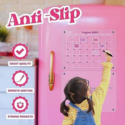  CSTKPFV Acrylic Magnetic Dry Erase Board and Calendar