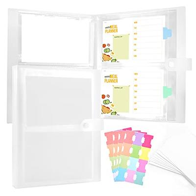  2 Pcs Index Cards Clear Plastic Holder Organizer Pouches Index  Card Holder Flashcard Organizer Index Card Filing Products with Divider for  School Office, 80 Page Hold 160 Cards(4 x 6 Inch) : Office Products