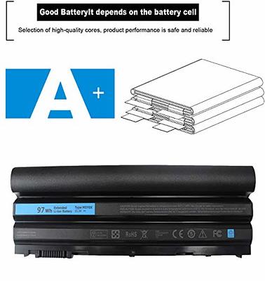 TIIANTE 97WH M5Y0X Laptop Battery for Dell Latitude E6420 E6430 E6520 E6530  E5420 E5430 E5520 E5530 E6440 E6540 Vostro 3460 3560 Inspiron 4520 4720  5420 5520 5720 7420 7520 7720 Precision M2800 T54FJ 