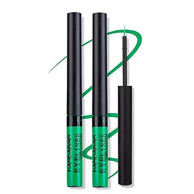  CAHIUYOA 2PCS Black Matte Lipstick Lip Liner Makeup