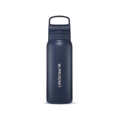 LifeStraw Go Series - Stainless Steel Water Bottle with Filter Icelandic Blue