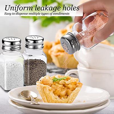 Salt and Pepper Shakers Set,DWTS DANWEITESI Salt Shaker w Stainless  Lid-Glass Spice Jars,Clear to Know When to Fill,Farmhouse Salt Pepper  Shakers Cute Kitchen Decoration - Yahoo Shopping